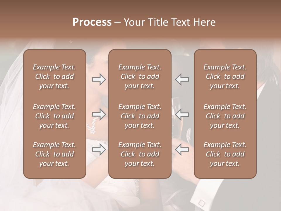 Wedding Weddingday Glasses PowerPoint Template