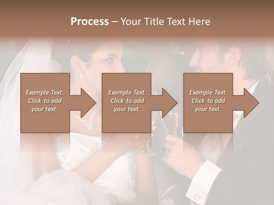 Wedding Weddingday Glasses PowerPoint Template