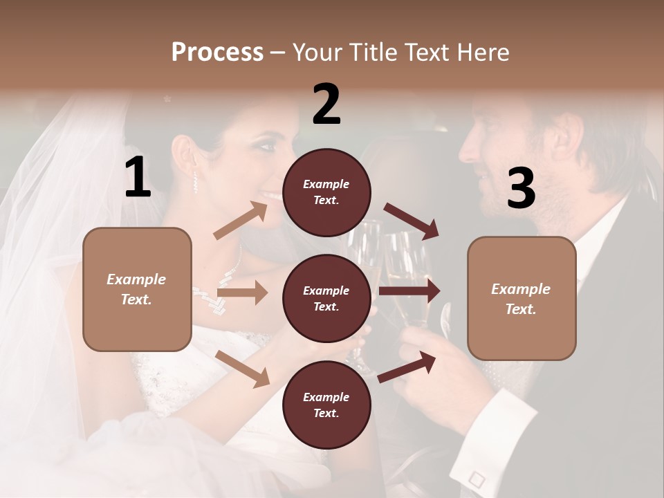 Wedding Weddingday Glasses PowerPoint Template
