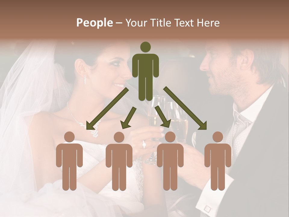 Wedding Weddingday Glasses PowerPoint Template