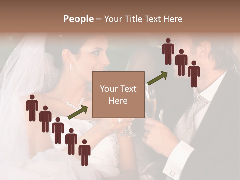 Wedding Weddingday Glasses PowerPoint Template
