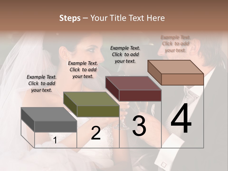 Wedding Weddingday Glasses PowerPoint Template