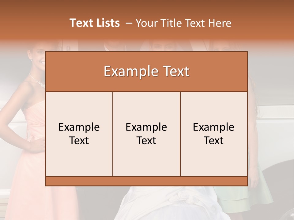 Wife Limo Hair PowerPoint Template