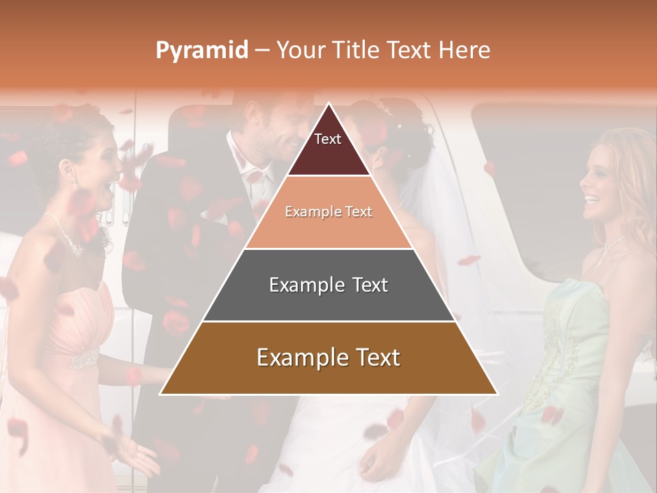 Groom Smiling Girl PowerPoint Template