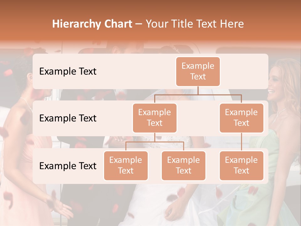 Groom Smiling Girl PowerPoint Template