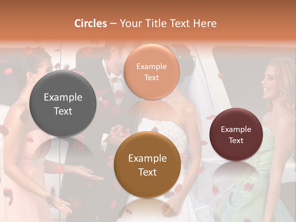 Groom Smiling Girl PowerPoint Template