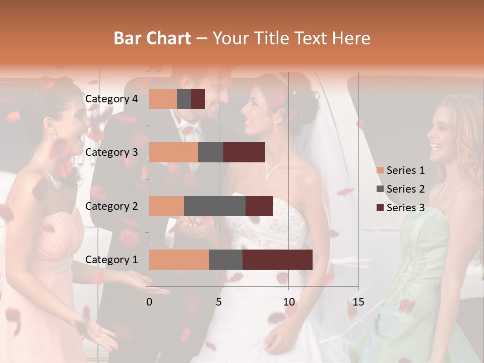 Groom Smiling Girl PowerPoint Template