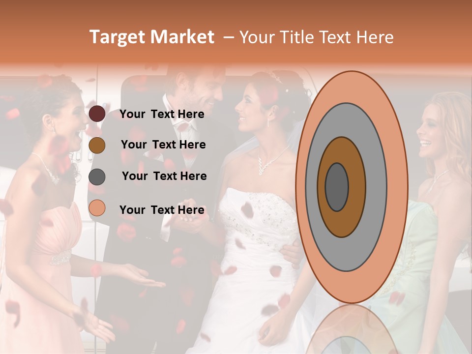 Groom Smiling Girl PowerPoint Template