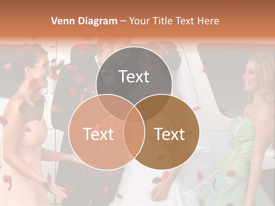 Groom Smiling Girl PowerPoint Template