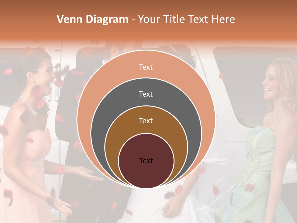 Groom Smiling Girl PowerPoint Template