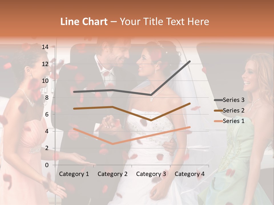 Groom Smiling Girl PowerPoint Template