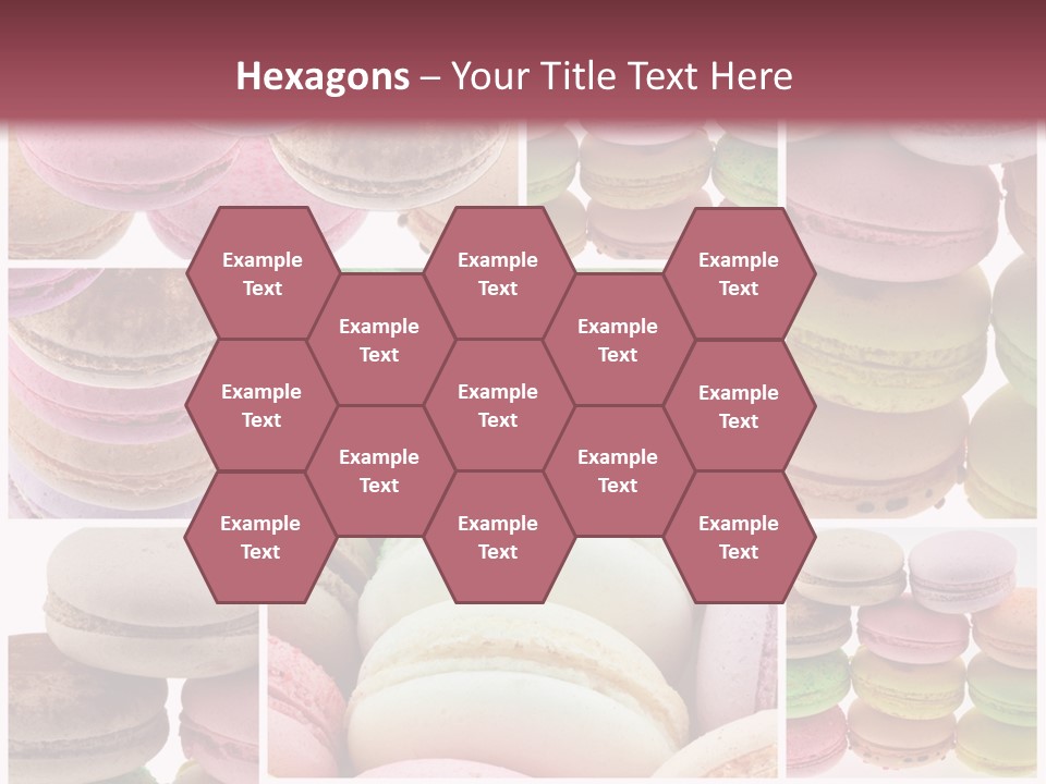 Biscuit Gourmandise Macaron PowerPoint Template