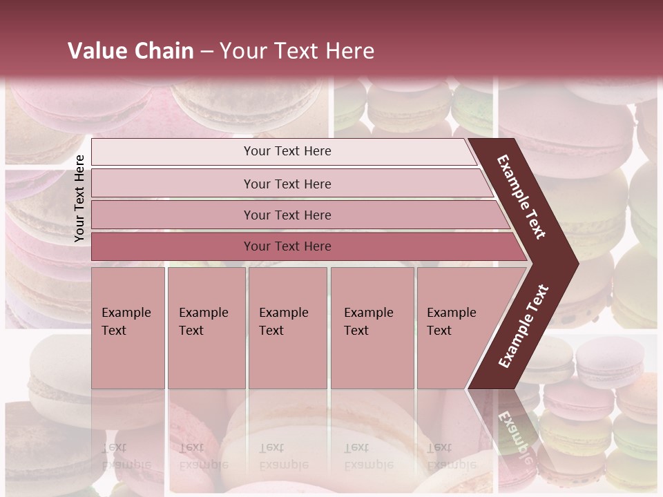Biscuit Gourmandise Macaron PowerPoint Template