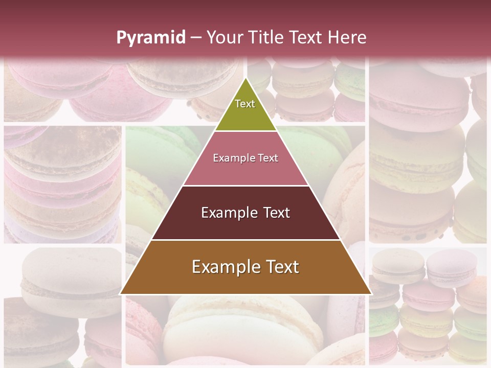 Biscuit Gourmandise Macaron PowerPoint Template