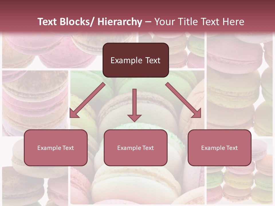 Biscuit Gourmandise Macaron PowerPoint Template