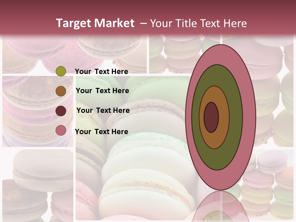 Biscuit Gourmandise Macaron PowerPoint Template