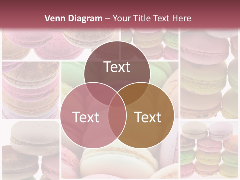 Biscuit Gourmandise Macaron PowerPoint Template