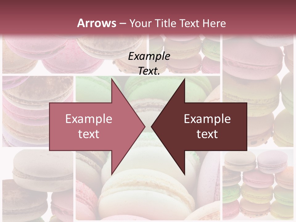 Biscuit Gourmandise Macaron PowerPoint Template