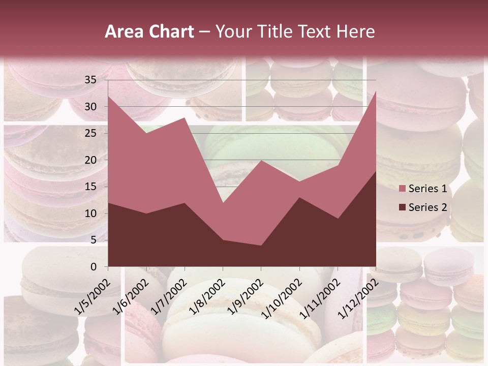 Biscuit Gourmandise Macaron PowerPoint Template