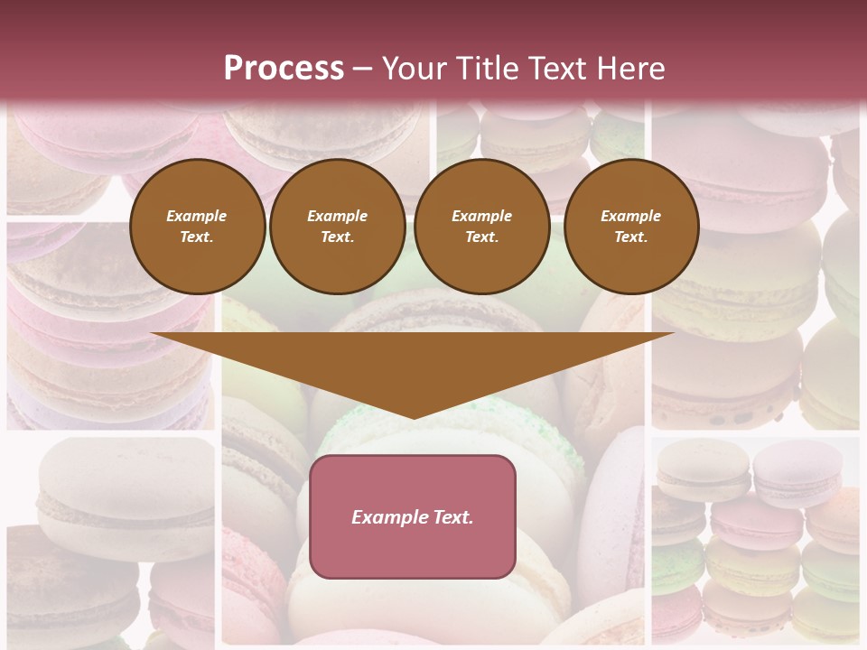Biscuit Gourmandise Macaron PowerPoint Template
