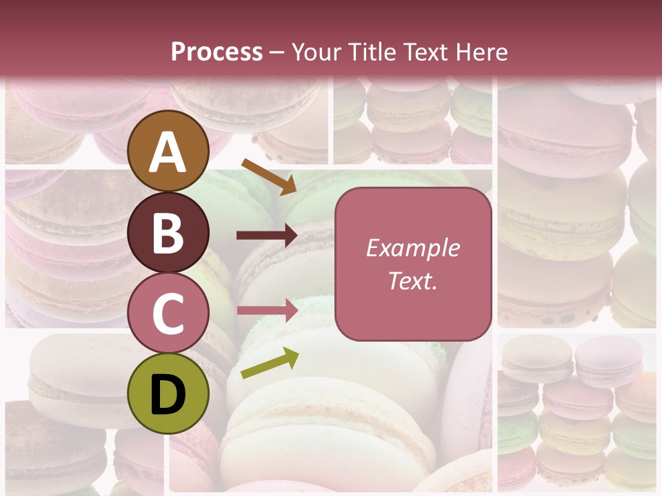 Biscuit Gourmandise Macaron PowerPoint Template