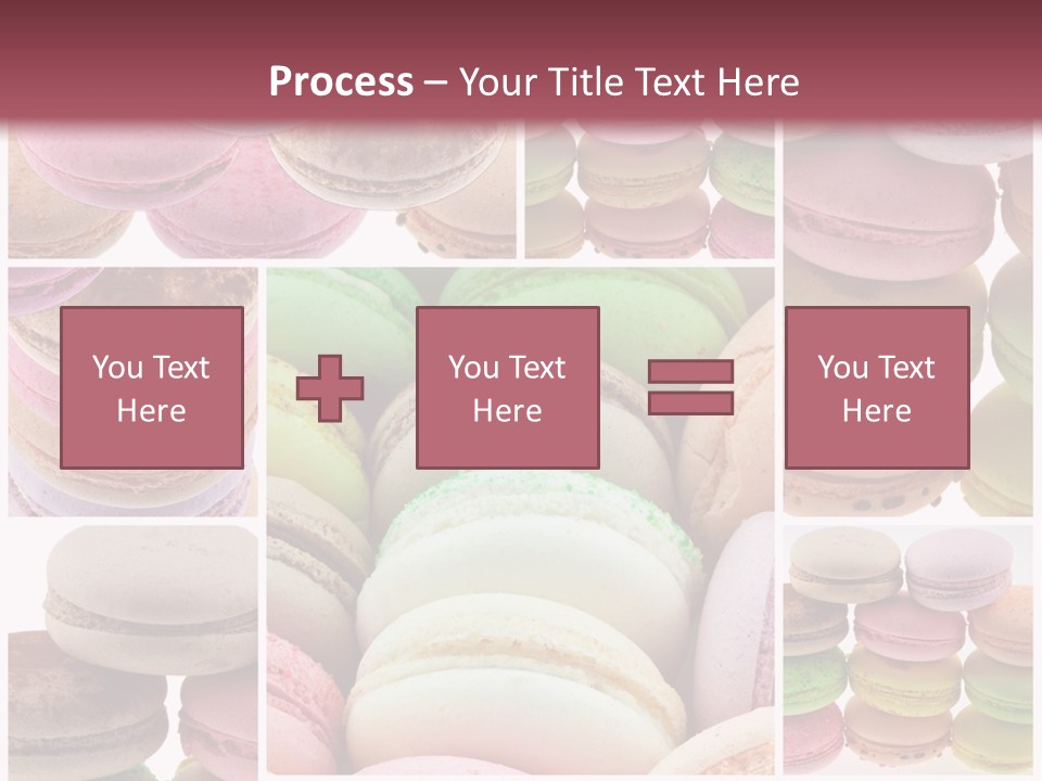 Biscuit Gourmandise Macaron PowerPoint Template