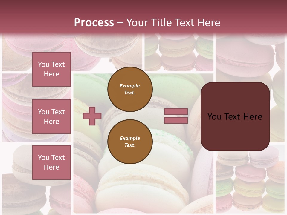 Biscuit Gourmandise Macaron PowerPoint Template