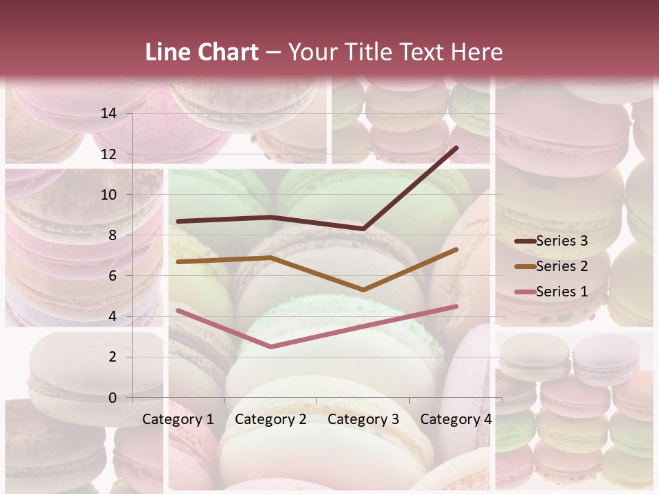 Biscuit Gourmandise Macaron PowerPoint Template