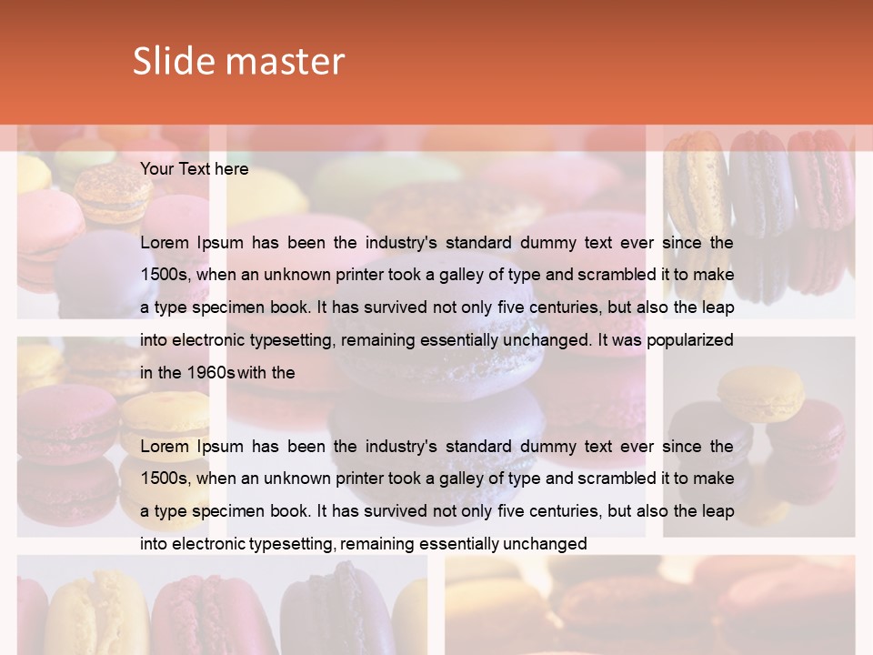 Couleur Petit Assortiment PowerPoint Template