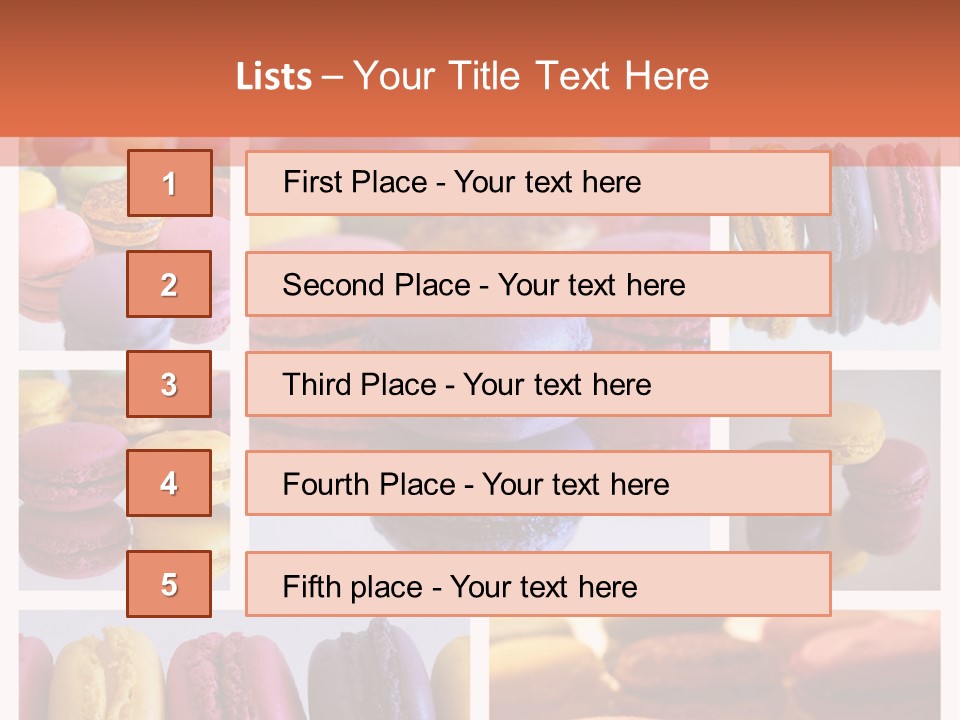Couleur Petit Assortiment PowerPoint Template