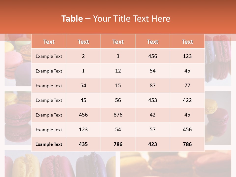 Couleur Petit Assortiment PowerPoint Template