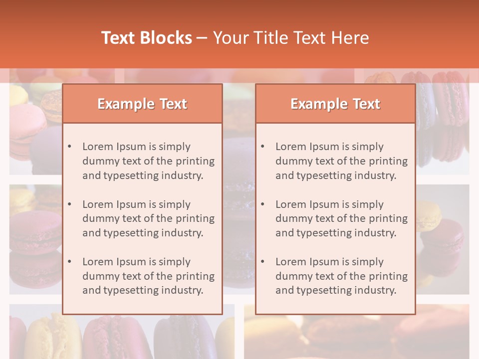 Couleur Petit Assortiment PowerPoint Template