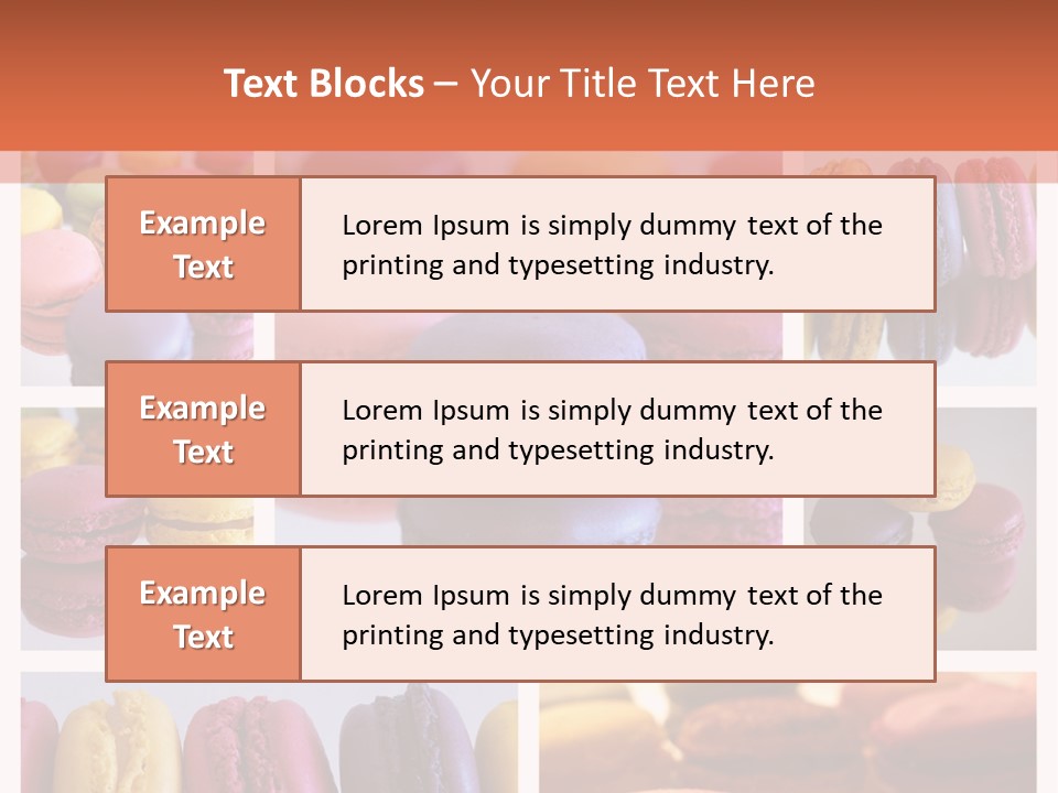 Couleur Petit Assortiment PowerPoint Template