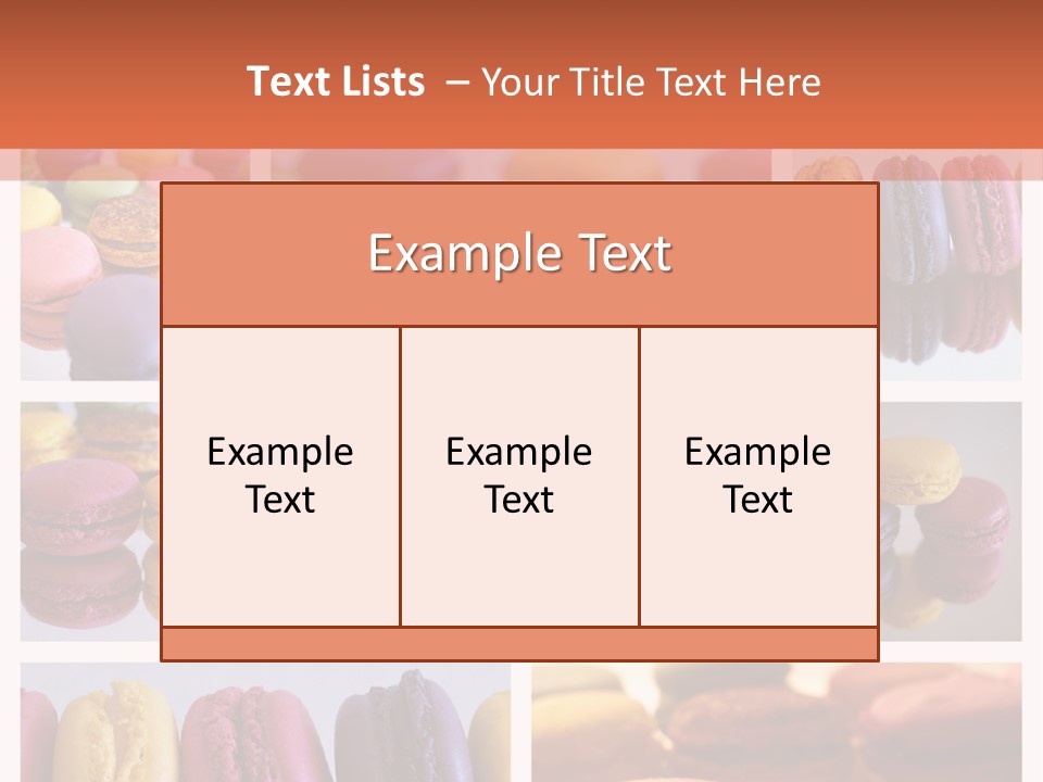 Couleur Petit Assortiment PowerPoint Template
