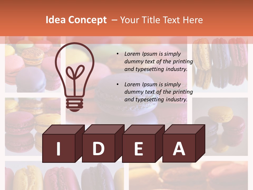 Couleur Petit Assortiment PowerPoint Template