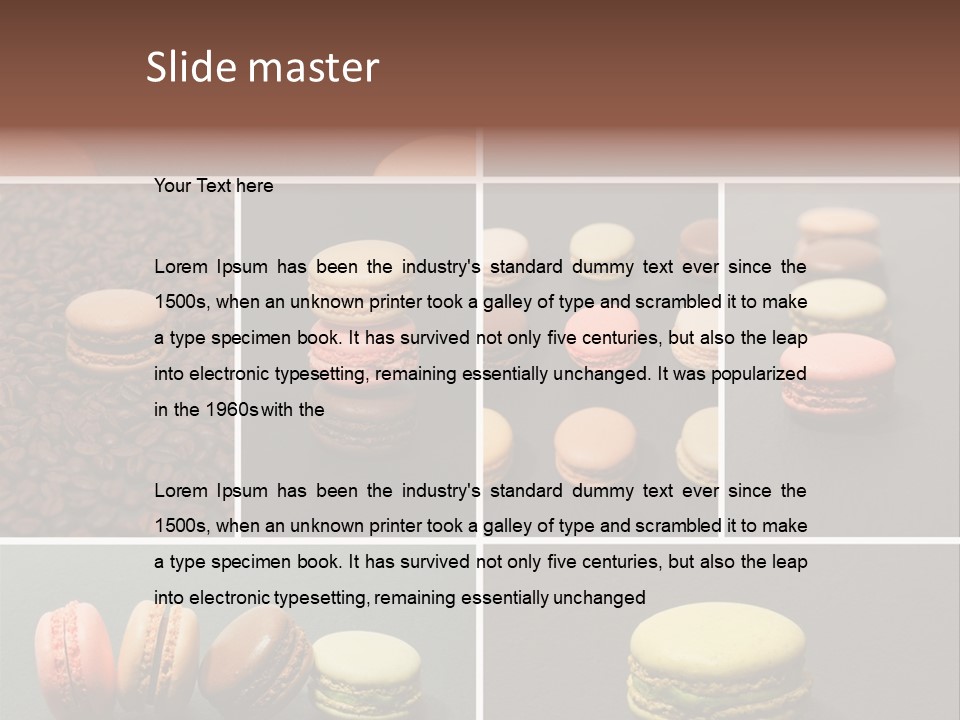 Graines Marron Rang PowerPoint Template