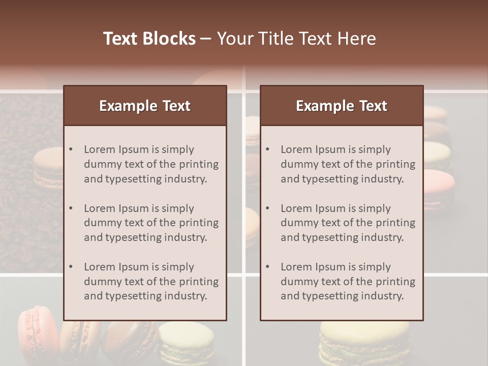 Graines Marron Rang PowerPoint Template