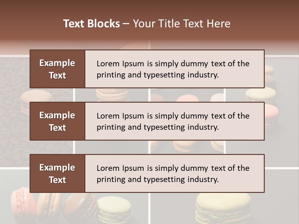 Graines Marron Rang PowerPoint Template