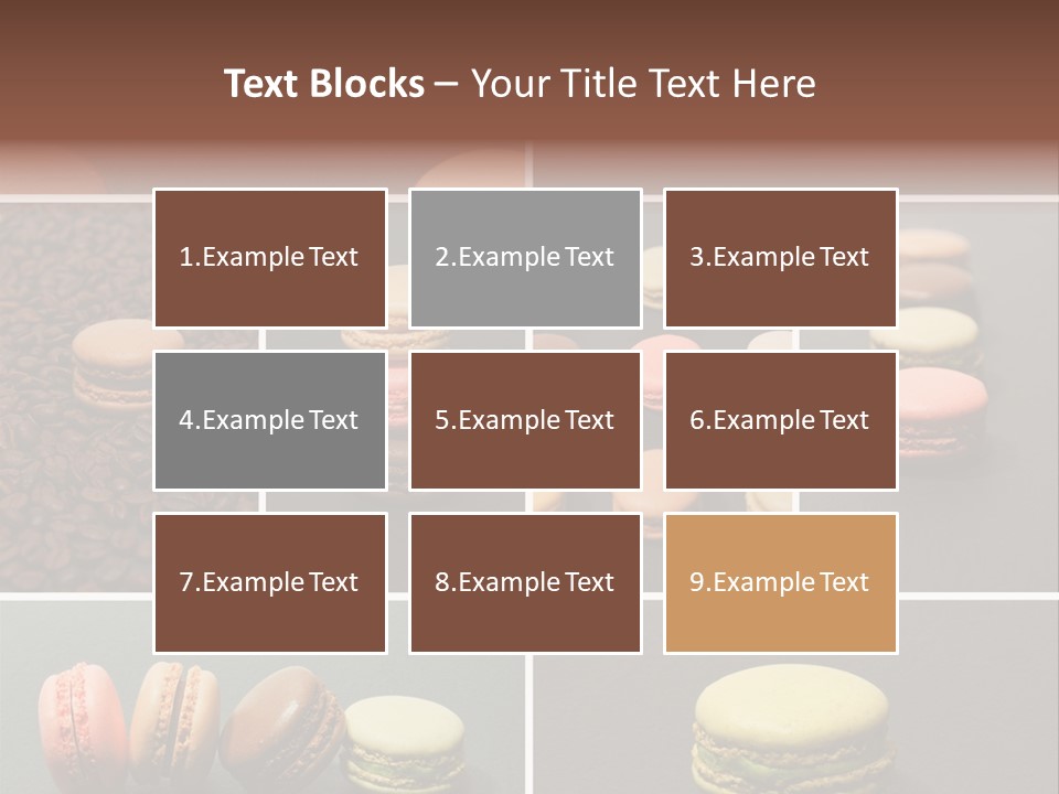 Graines Marron Rang PowerPoint Template