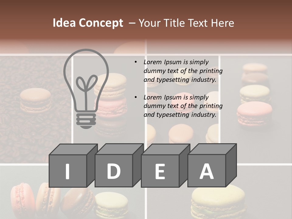 Graines Marron Rang PowerPoint Template