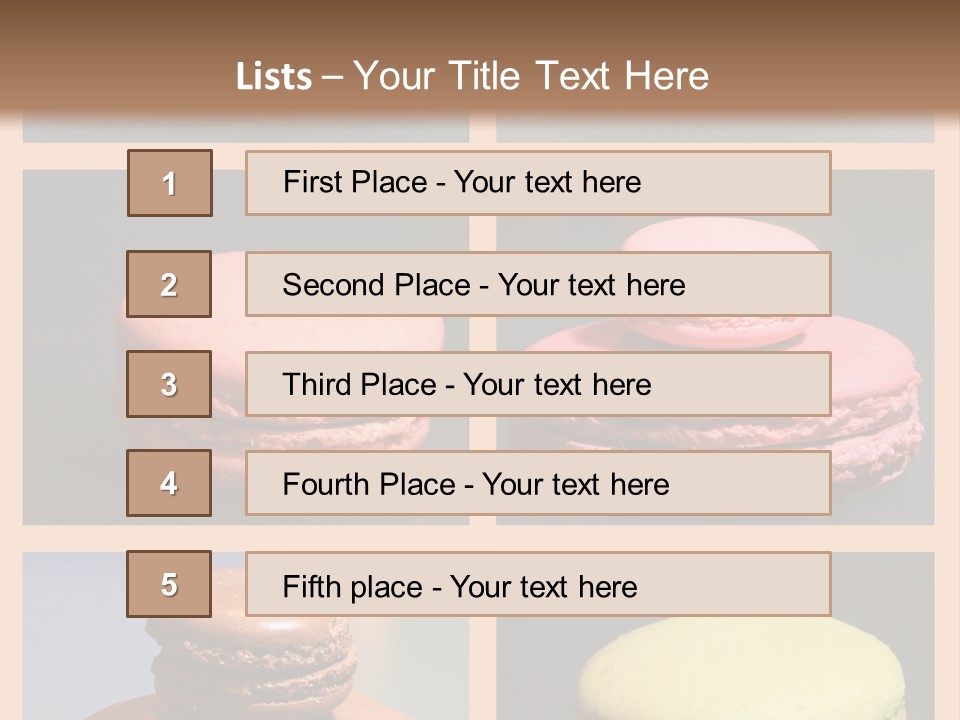 Sucrerie Boulangerie Aliment PowerPoint Template