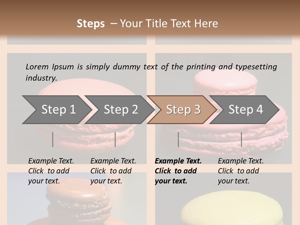 Sucrerie Boulangerie Aliment PowerPoint Template