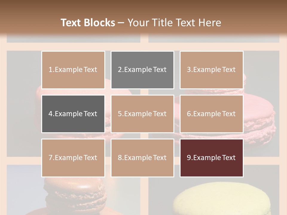 Sucrerie Boulangerie Aliment PowerPoint Template