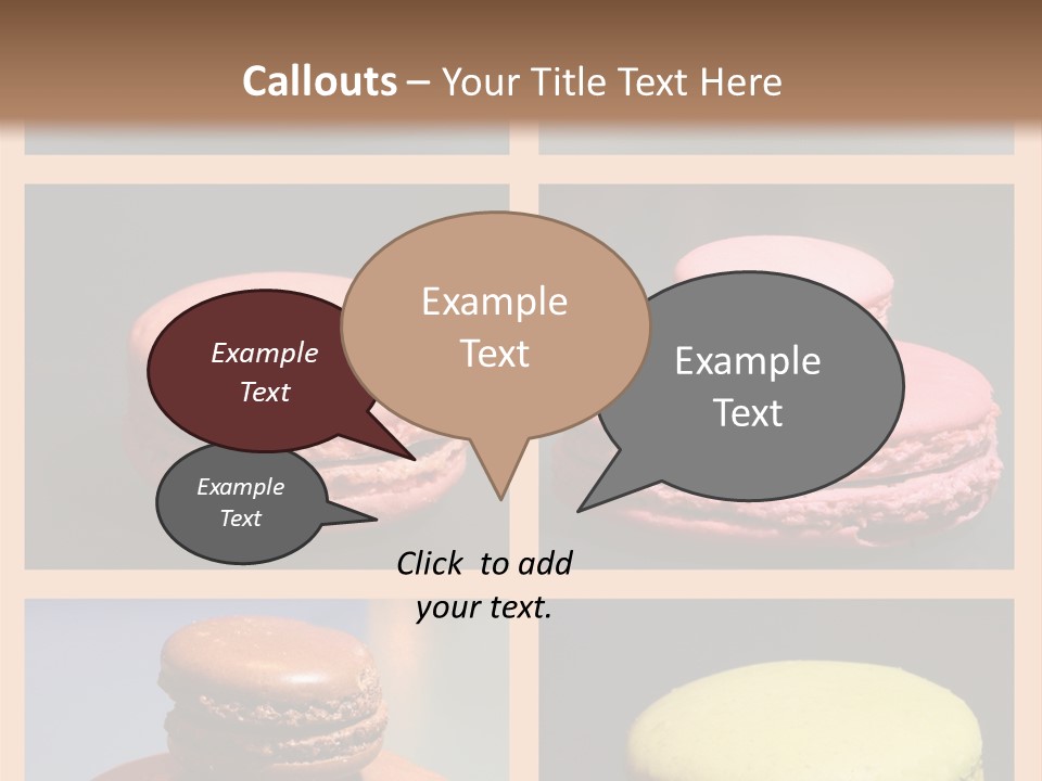 Sucrerie Boulangerie Aliment PowerPoint Template
