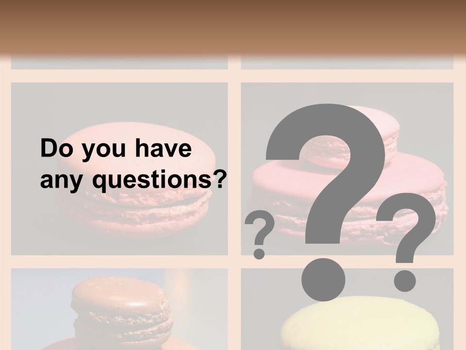 Sucrerie Boulangerie Aliment PowerPoint Template