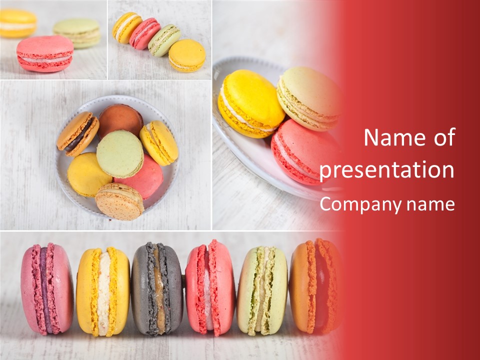 Biscuit Colorful Round PowerPoint Template