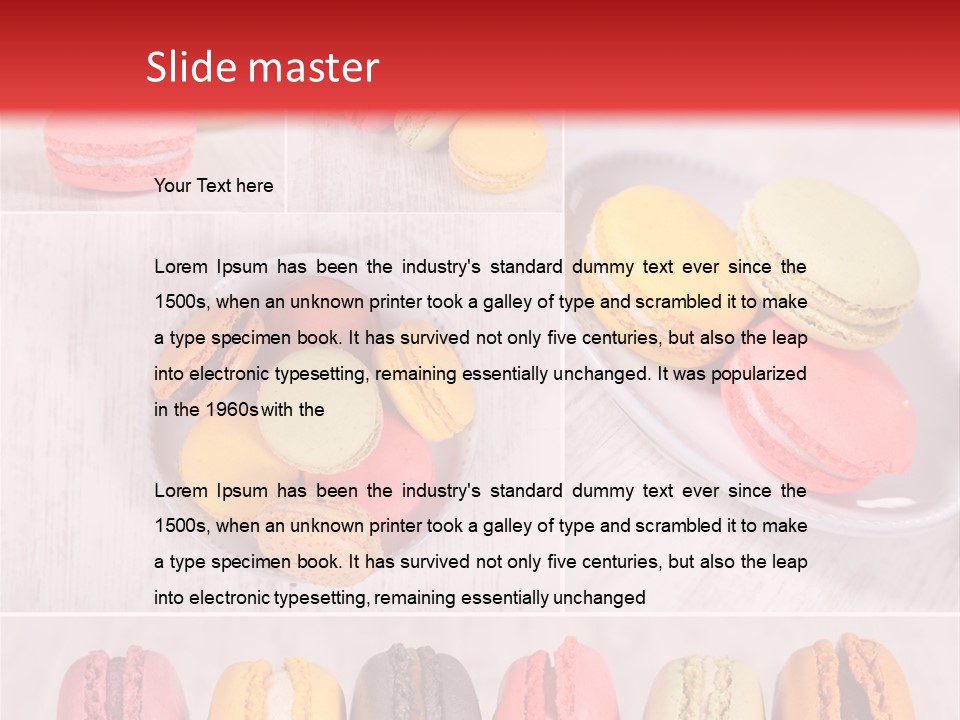 Biscuit Colorful Round PowerPoint Template