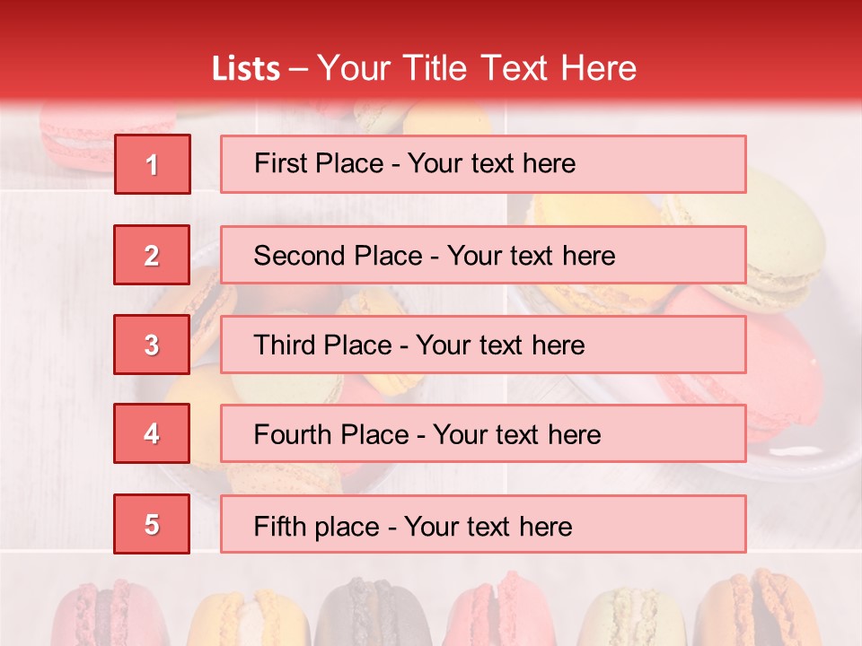 Biscuit Colorful Round PowerPoint Template