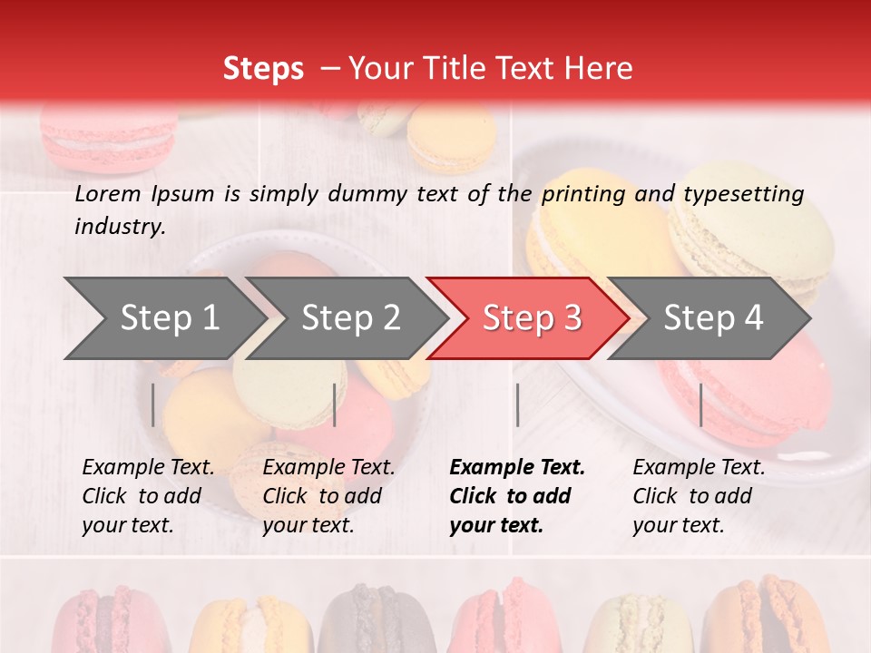 Biscuit Colorful Round PowerPoint Template