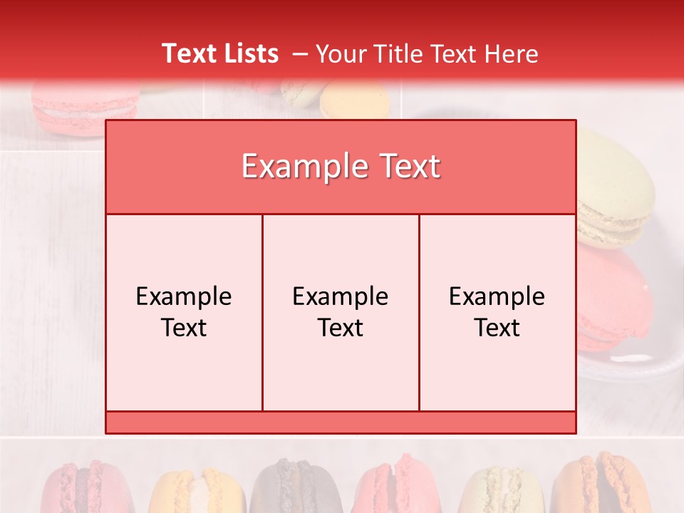 Biscuit Colorful Round PowerPoint Template